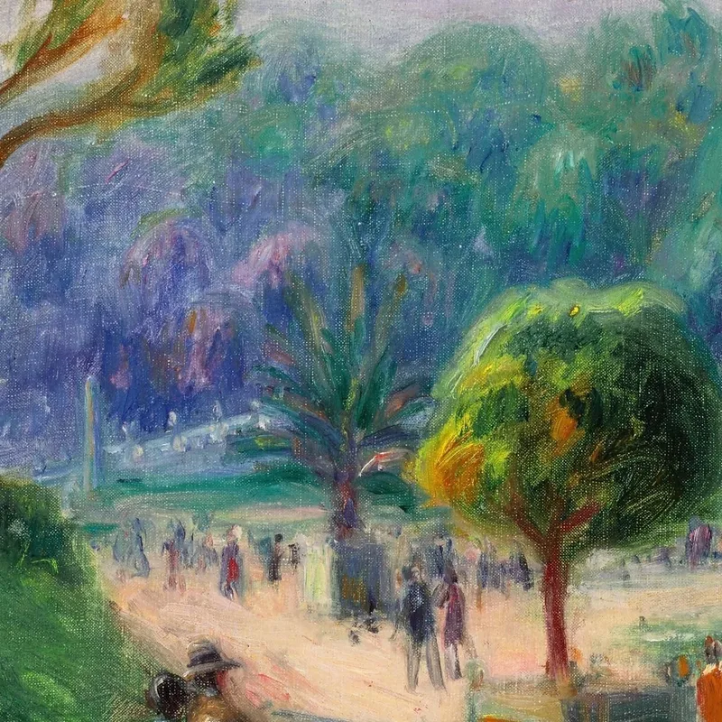 La Balustrade Des Jardins Du Luxembourg William James Glackens