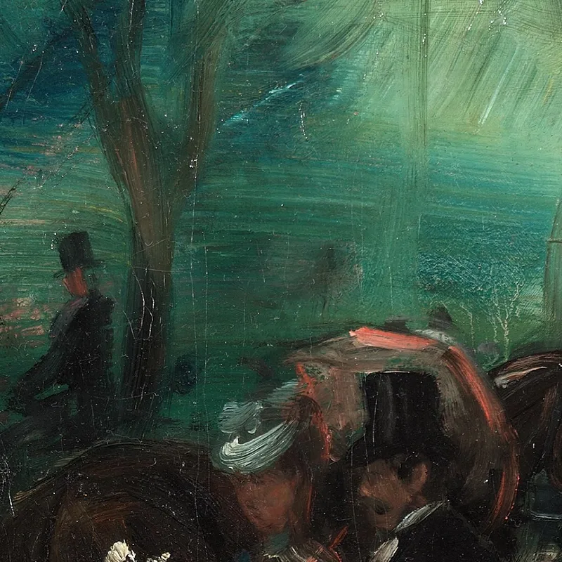 La Promenade En Voiture À Central Park 2 William James Glackens