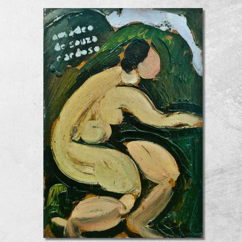 At Fresh Air Nude Amadeo de Souza-Cardoso canvas print