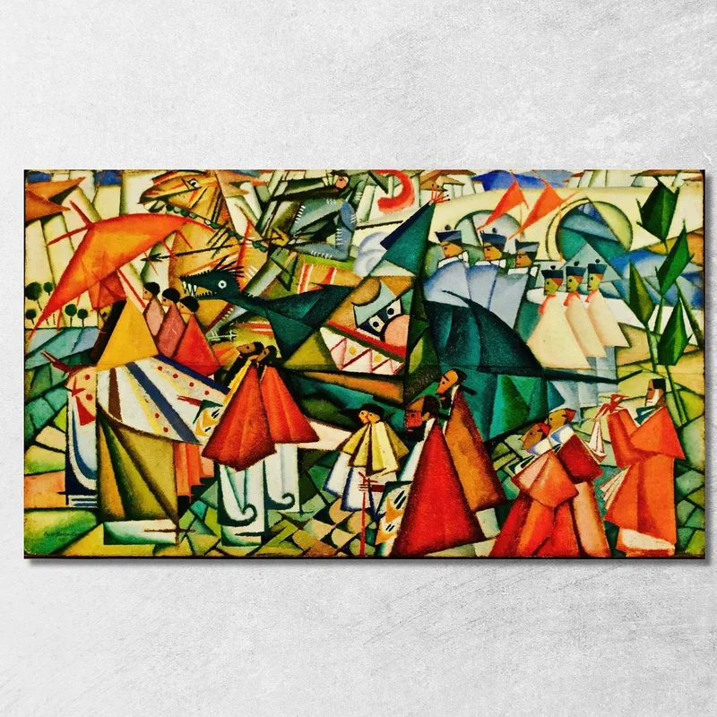 Corpus Christi Procession Amadeo de Souza-Cardoso canvas print