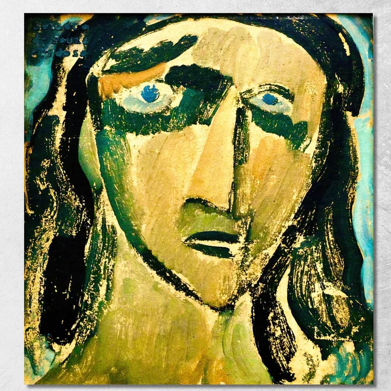 Madwoman Witch -Head Amadeo de Souza-Cardoso canvas print