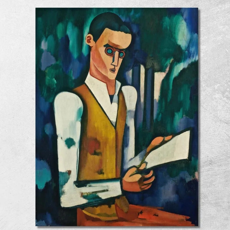 Steel Mask Amadeo de Souza-Cardoso canvas print