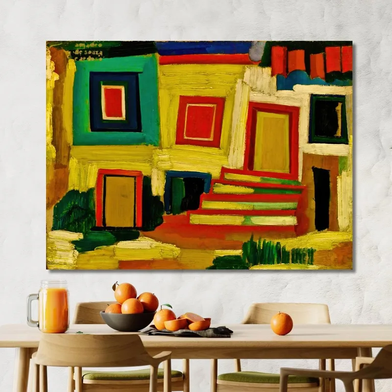 The Little Bright House Landscape Amadeo de Souza-Cardoso