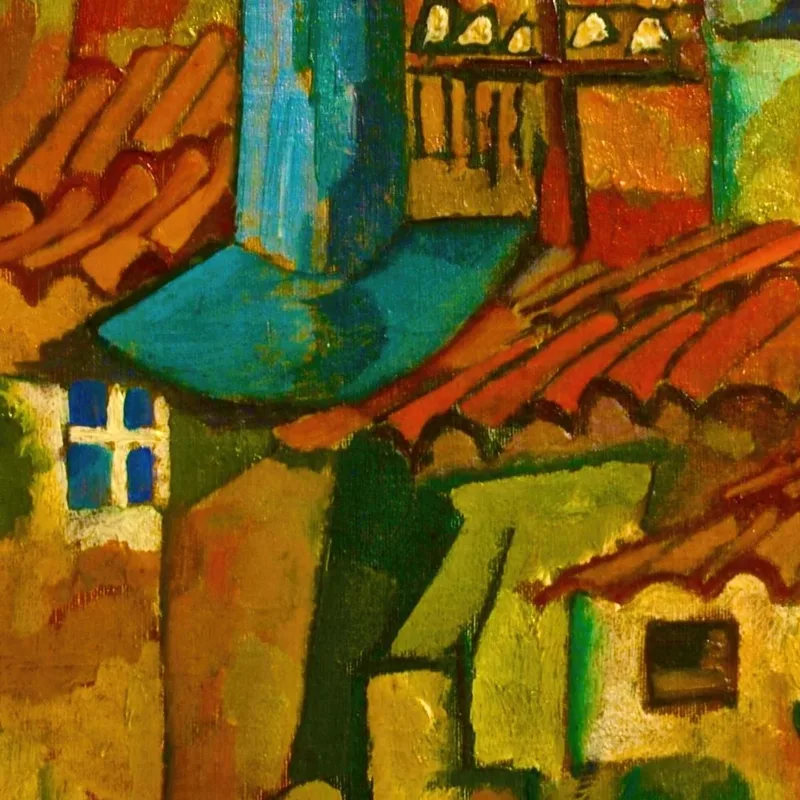 Windmills Telegraph Wire Amadeo de Souza-Cardoso