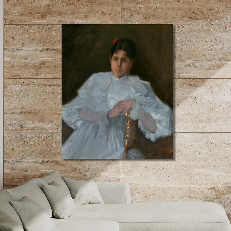 Mädchen In Weiß William Merritt Chase