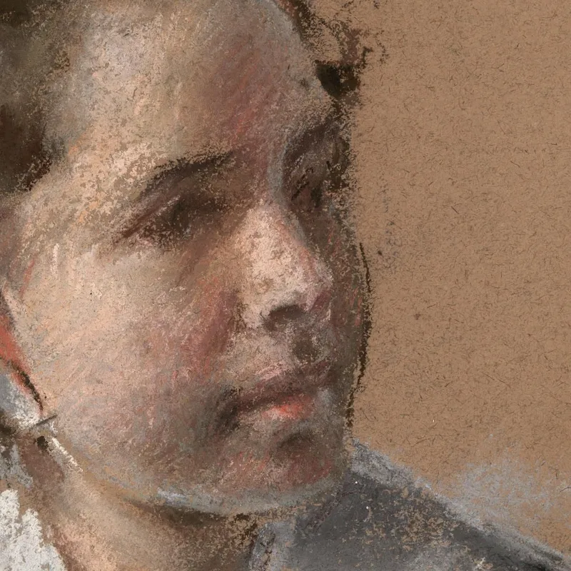 Tête D'Une Jeune Fille William Merritt Chase