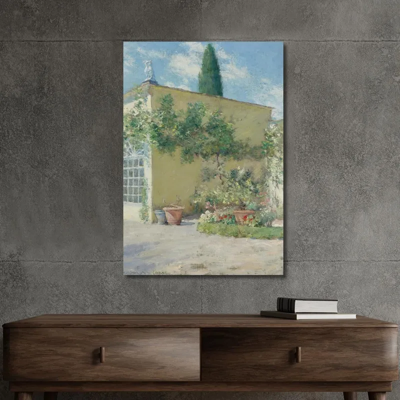 Orangerie Der Chase Villa In Florenz William Merritt Chase