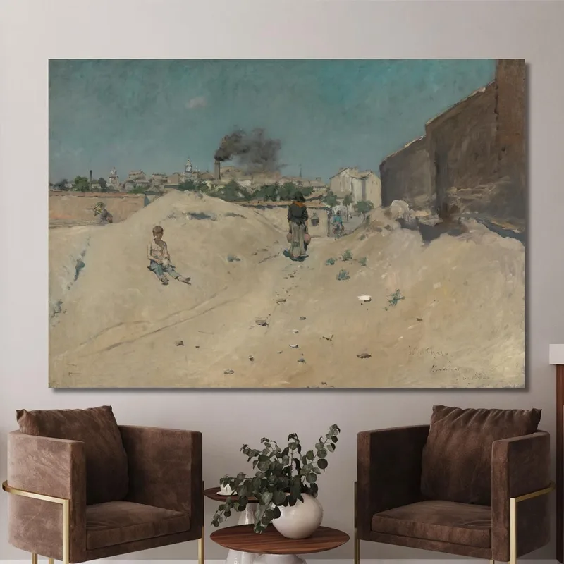 Stadtrand Von Madrid William Merritt Chase