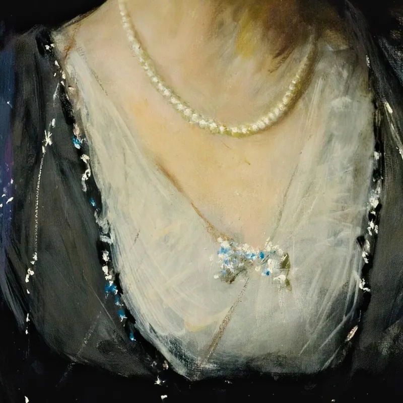 Porträt Von Matilda Herbert Lloyd 1855-1945 William Merritt Chase