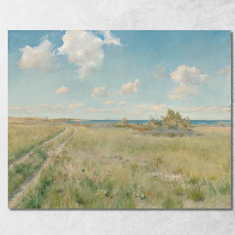 Die Alte Straße Zum Meer William Merritt Chase drucken auf leinwand