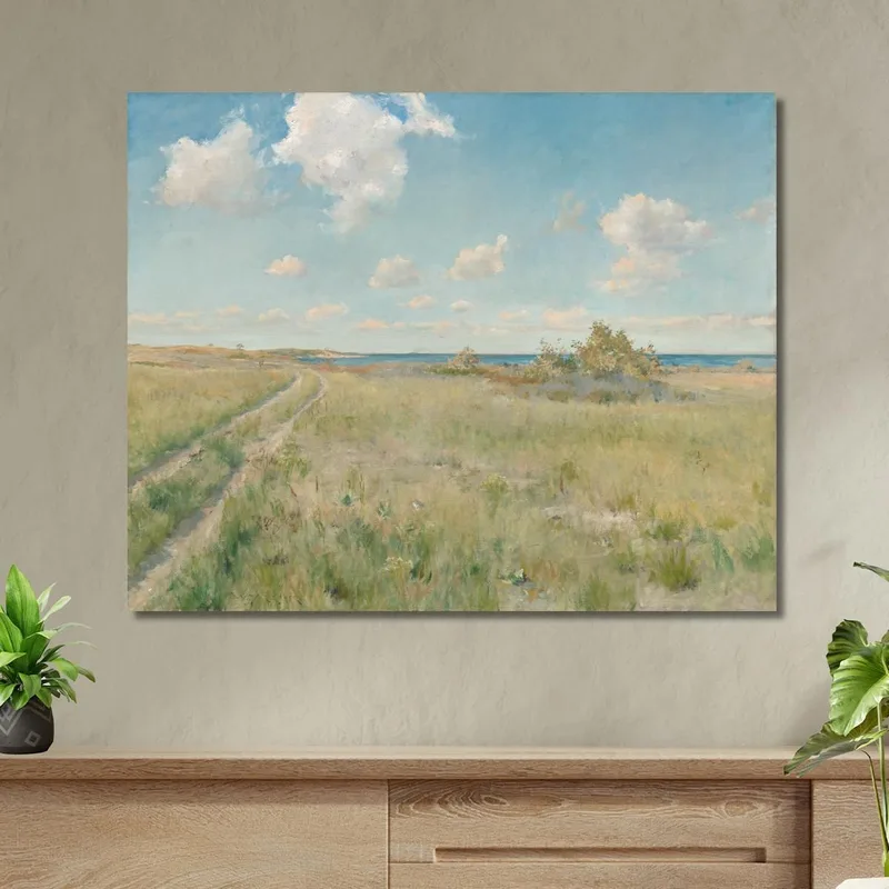 Die Alte Straße Zum Meer William Merritt Chase