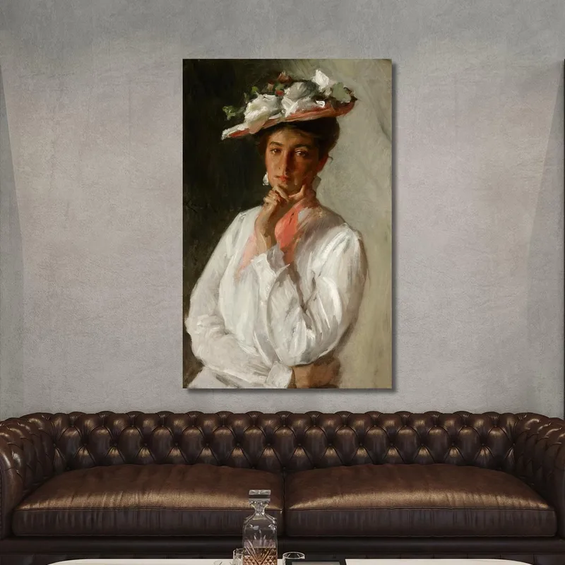 Frau In Weiß William Merritt Chase