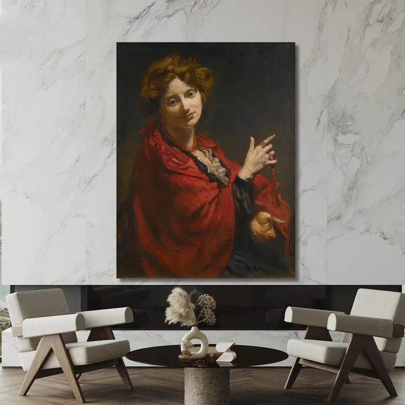 Anita Bartle Der Rote Schal William Orpen