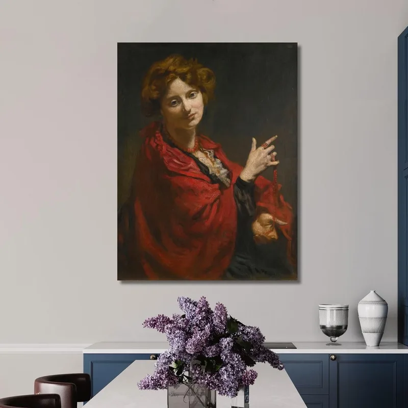 Anita Bartle Der Rote Schal William Orpen