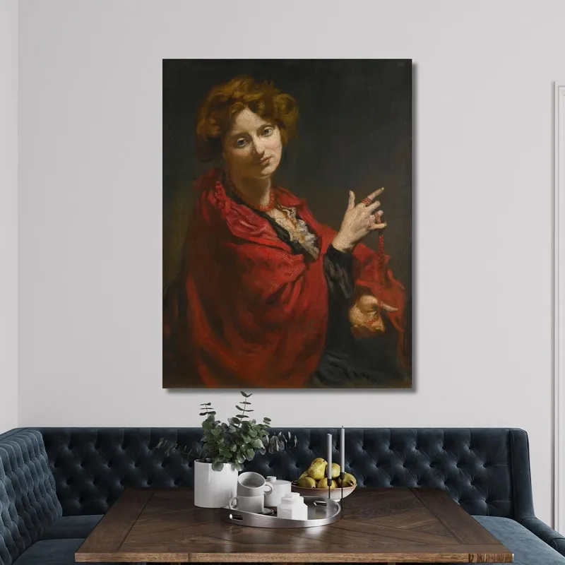 Anita Bartle Der Rote Schal William Orpen
