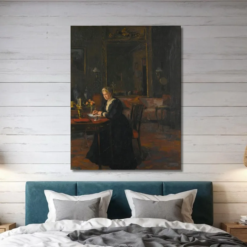 Porträt Interieur Louisa Caroline Elizabeth Hamilton William Orpen