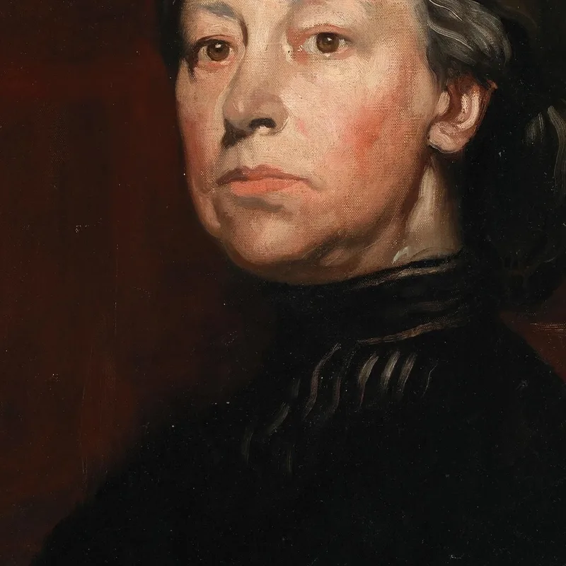 Portrait D'Augusta Gregory Dramaturge Et Folkloriste William Orpen