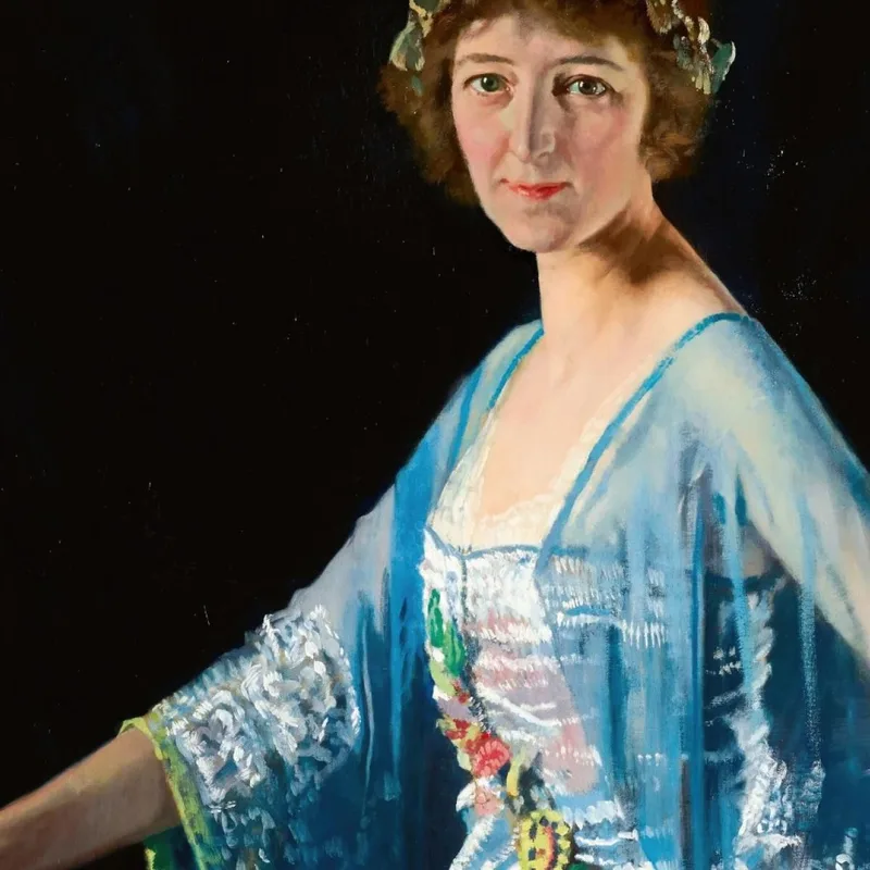 Portrait De Mme Georgiana Alice Drum William Orpen