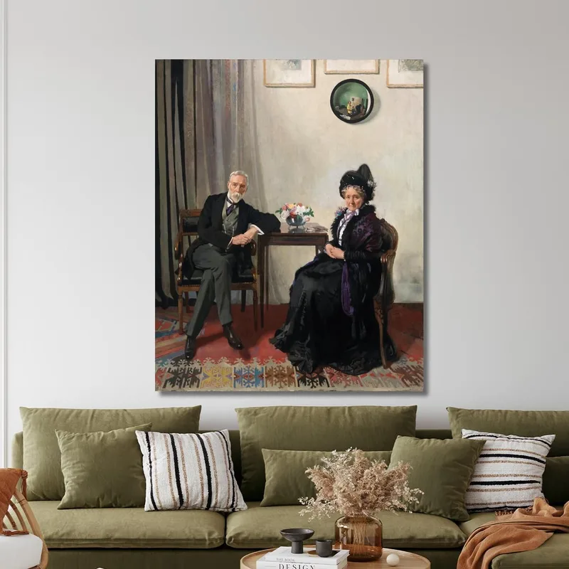 Retrato De Los Padres Del Artista William Orpen