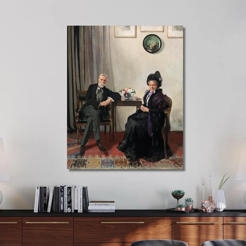 Retrato De Los Padres Del Artista William Orpen