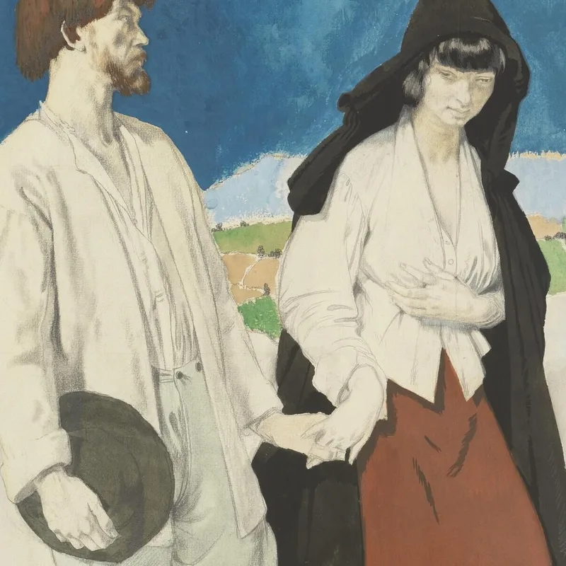 Étude Pour Le Mariage Occidental William Orpen