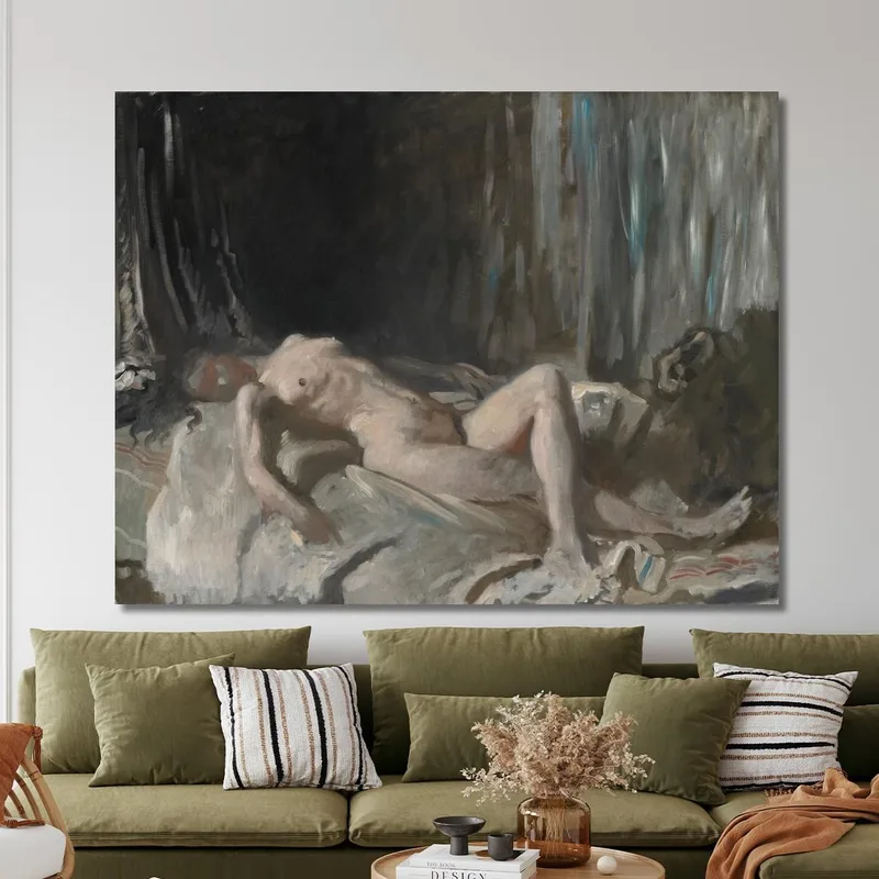 Studie Eines Weiblichen Aktes William Orpen
