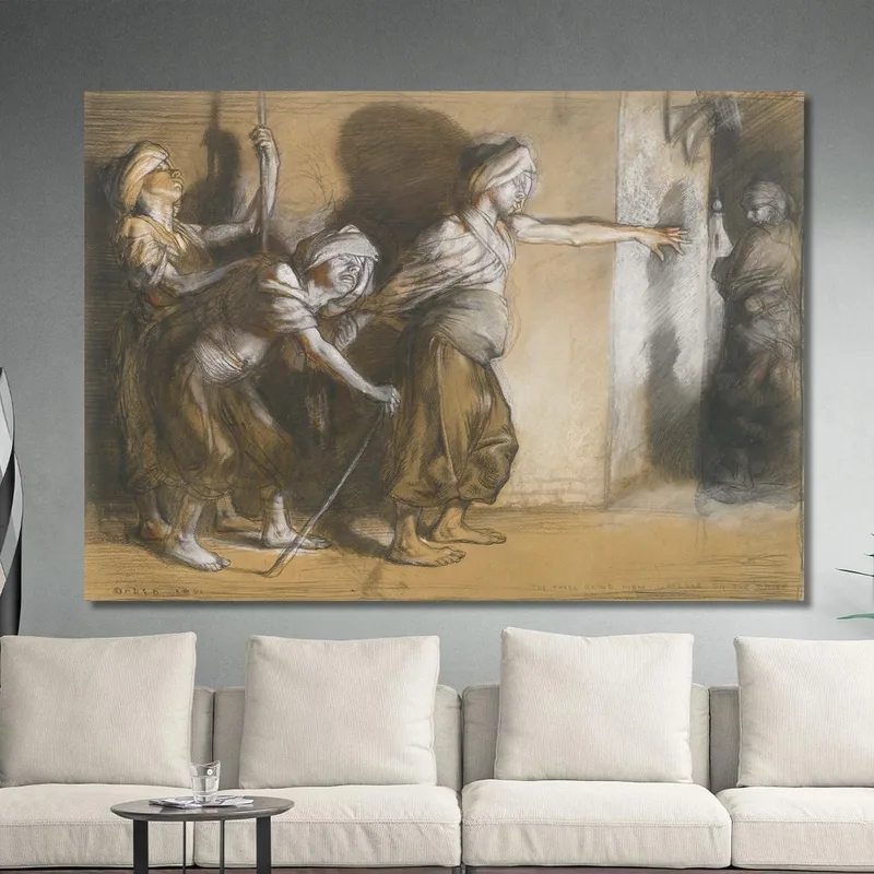 Die Drei Blinden Männer Tausendundeine Nacht William Orpen