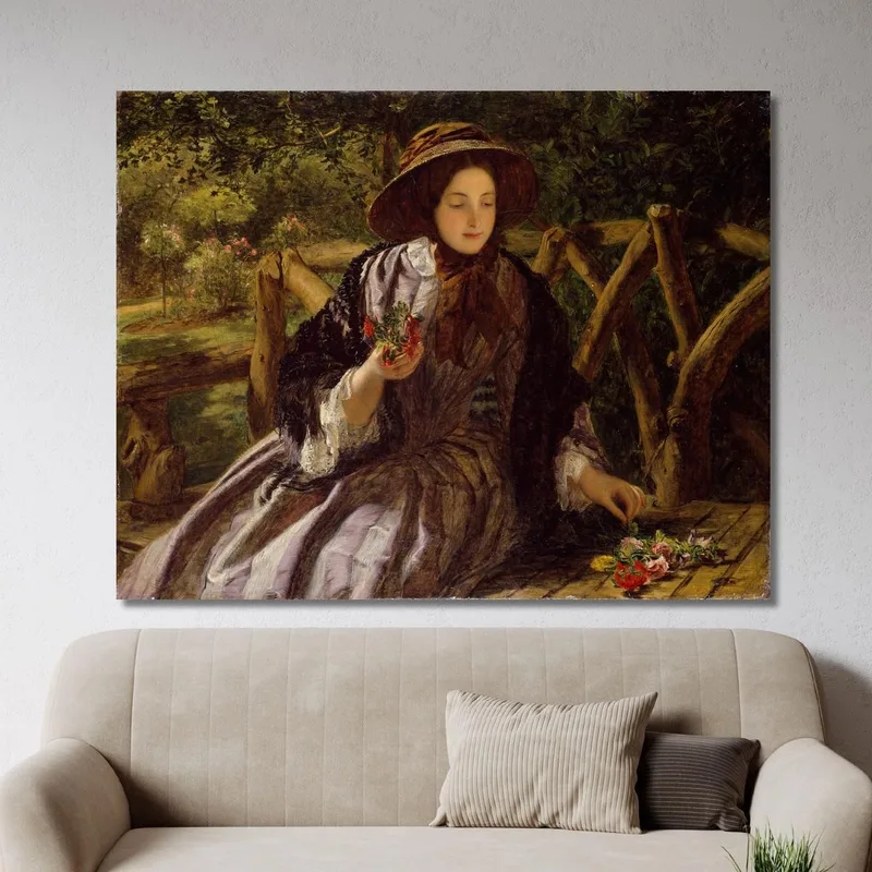 Fiori Da Giardino Che Compongono Un Mazzolino William Powell Frith