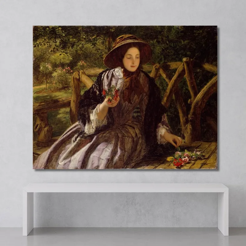Fiori Da Giardino Che Compongono Un Mazzolino William Powell Frith