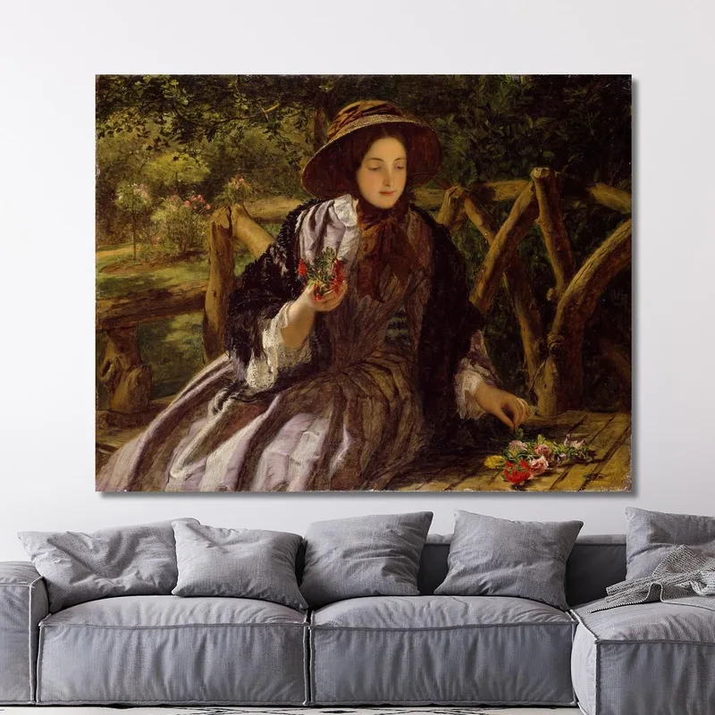Fiori Da Giardino Che Compongono Un Mazzolino William Powell Frith