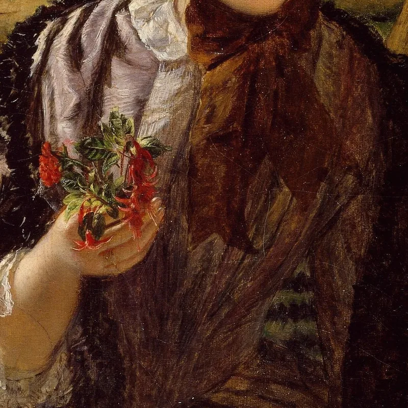 Fiori Da Giardino Che Compongono Un Mazzolino William Powell Frith