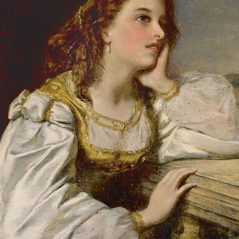 Giulietta 'Oh, Se Fossi Un Guanto Su Quella Mano' William Powell Frith