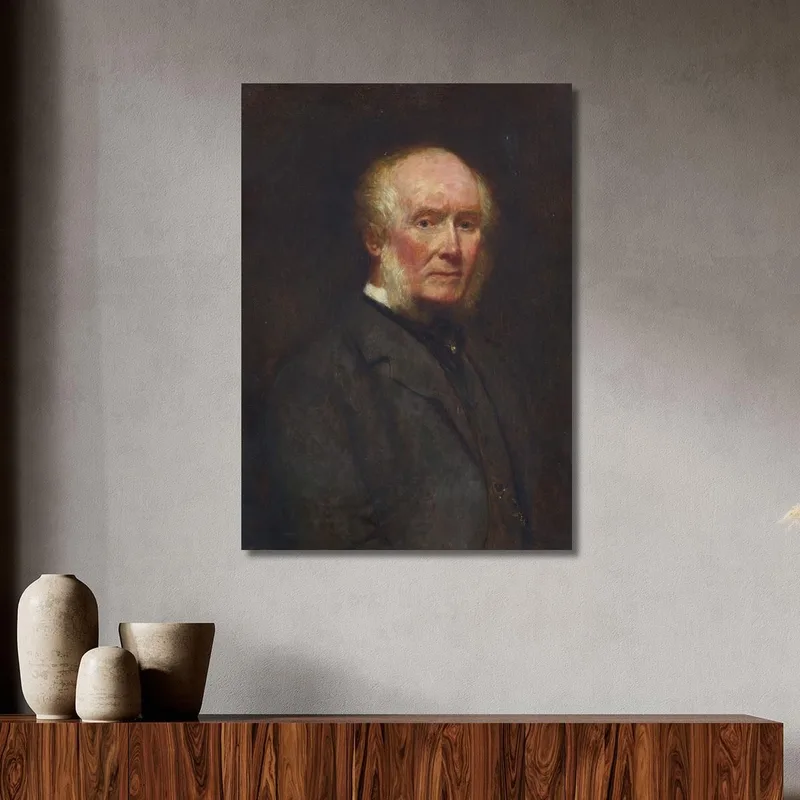 Autorretrato A La Edad De 83 Años William Powell Frith