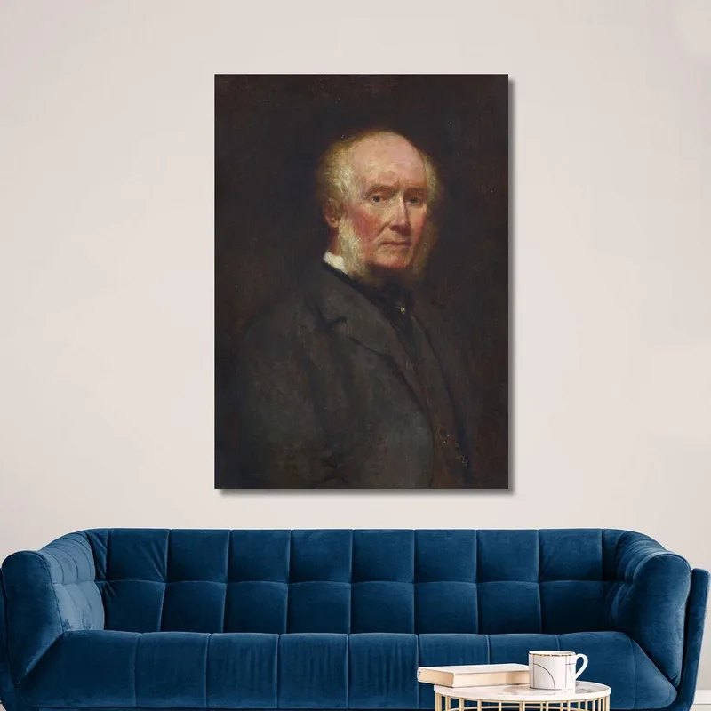 Autorretrato A La Edad De 83 Años William Powell Frith