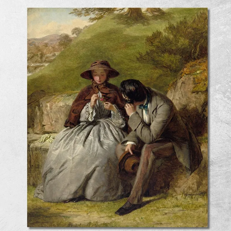 The Lovers William Powell Frith canvas print