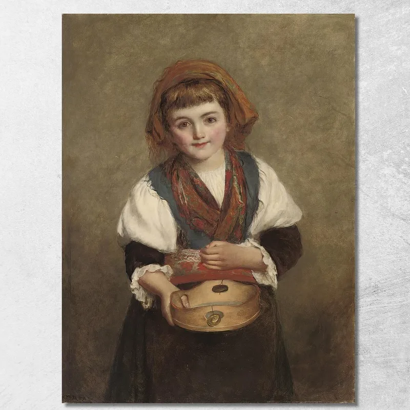 El Mendigo Más Dulce Que Jamás Haya Pedido Limosna William Powell Frith cuadro en lienzo