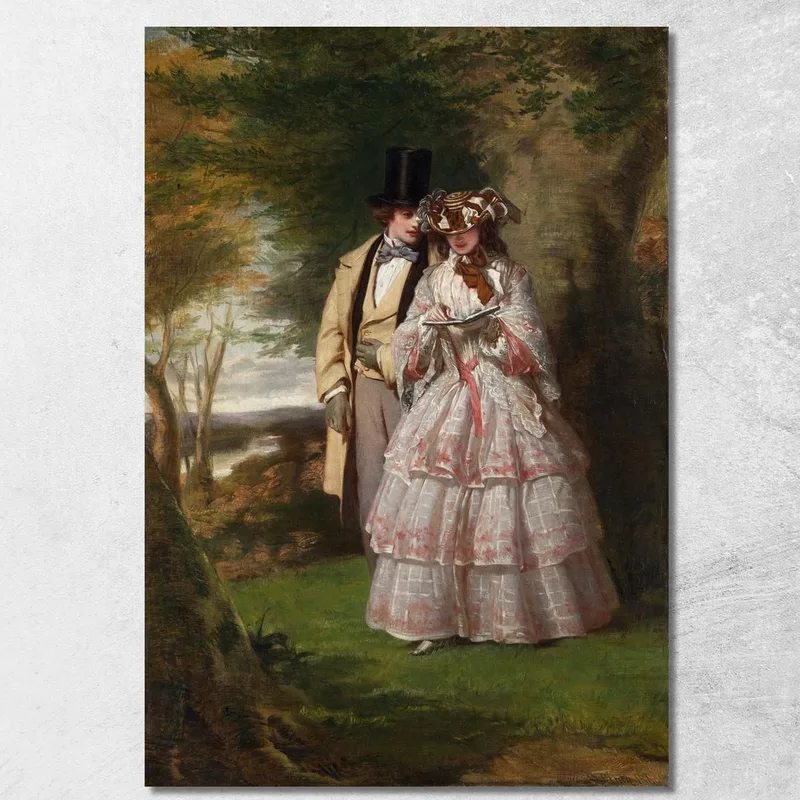 Las Dos Figuras Centrales En El Día Del Derby William Powell Frith cuadro en lienzo