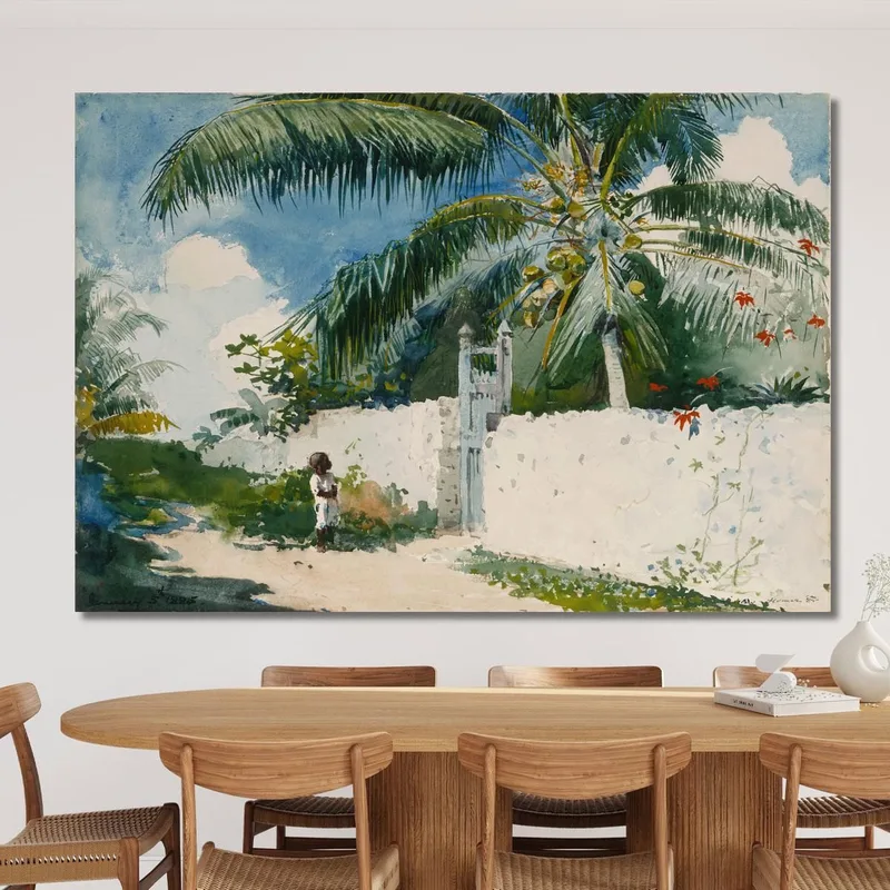 Ein Garten In Nassau Winslow Homer