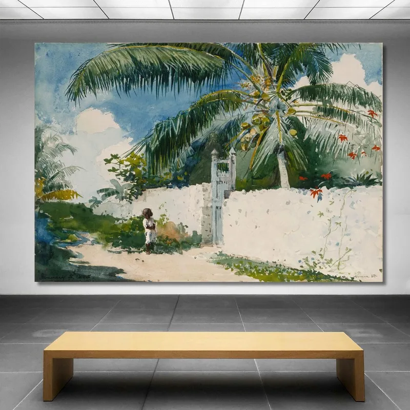 Ein Garten In Nassau Winslow Homer