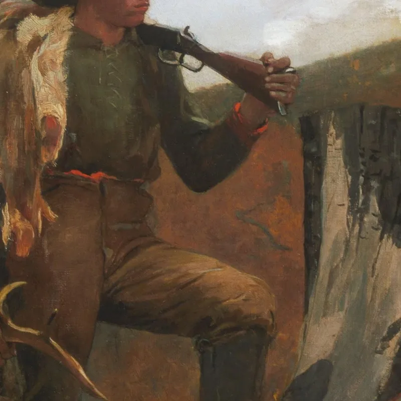 Un Cacciatore E Cani Winslow Homer