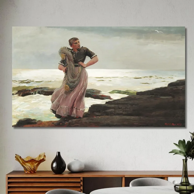 Una Luce Sul Mare Winslow Homer quadro stampa su tela
