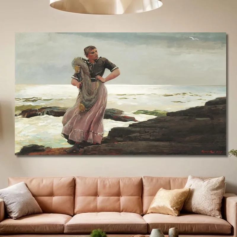 Una Luce Sul Mare Winslow Homer quadro stampa su tela
