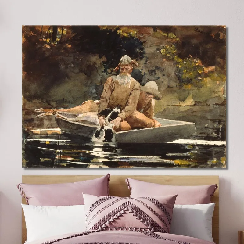 Dopo La Caccia Winslow Homer quadro stampa su tela