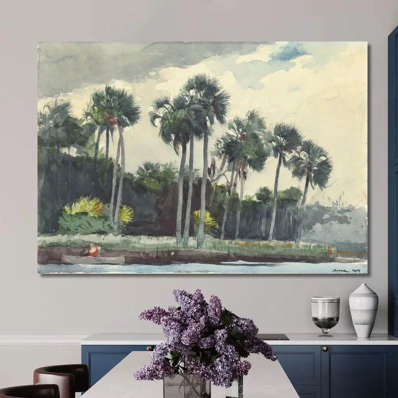 Camicia Rossa Homosassa Florida Winslow Homer
