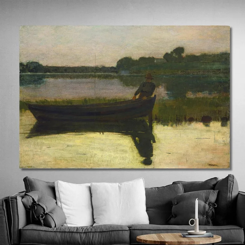 Tramonto Winslow Homer quadro stampa su tela