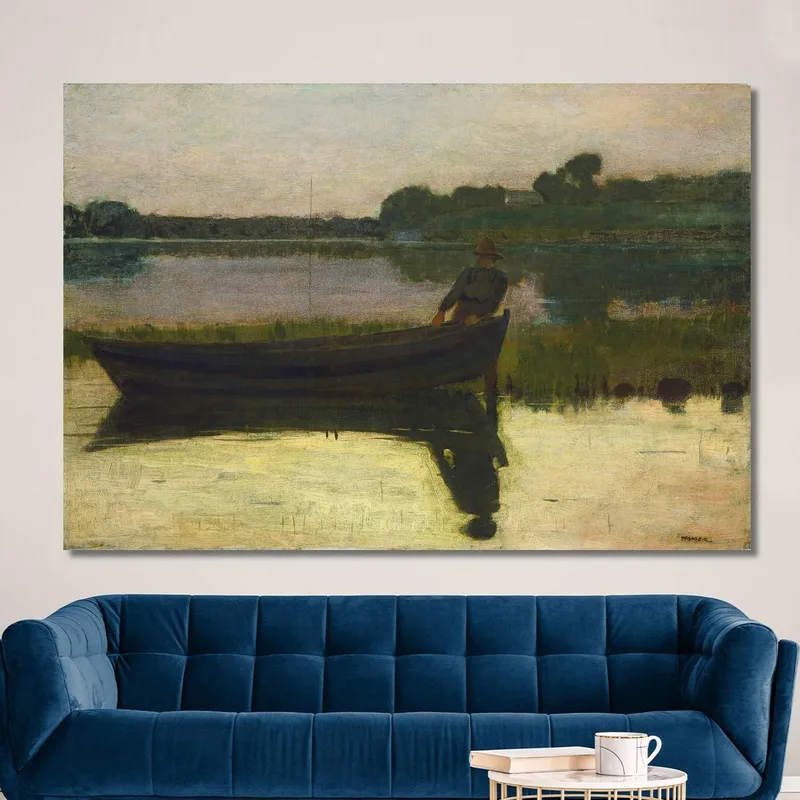 Tramonto Winslow Homer quadro stampa su tela