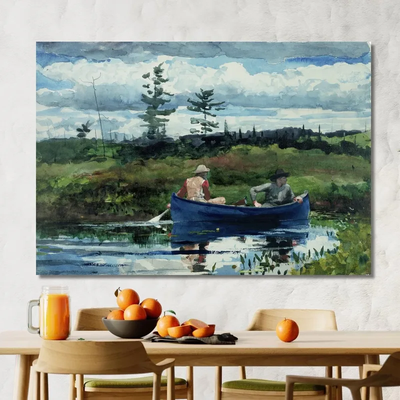 La Barca Blu Winslow Homer quadro stampa su tela