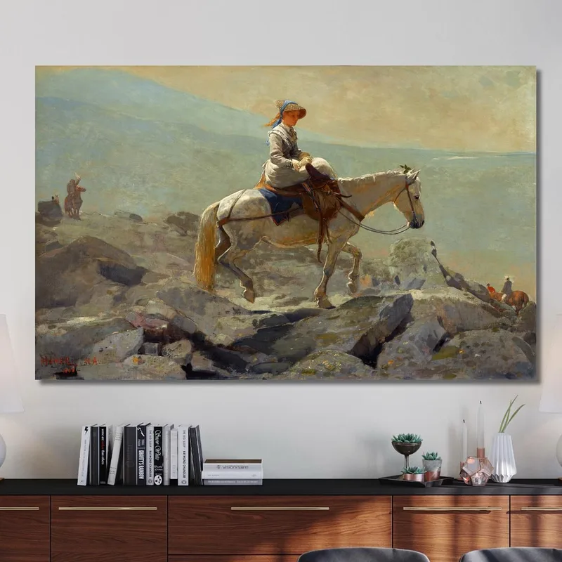 Il Sentiero Della Briglia Montagne Bianche Winslow Homer