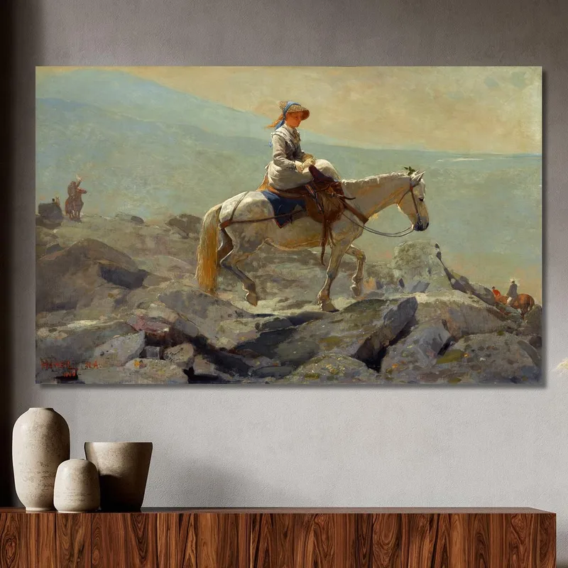 Il Sentiero Della Briglia Montagne Bianche Winslow Homer