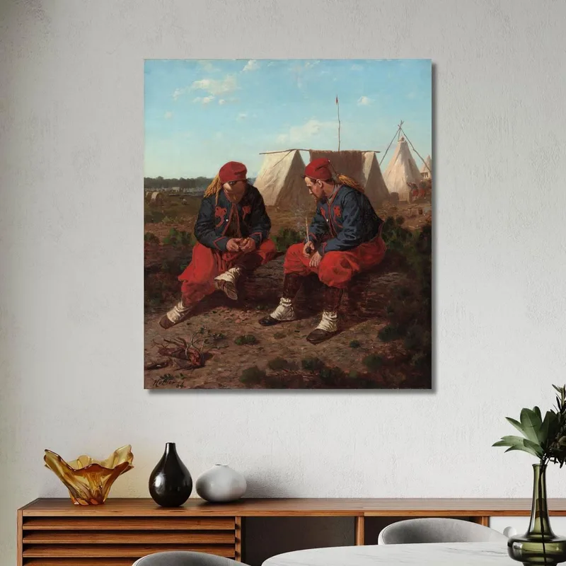 La Pipa In Radica Winslow Homer quadro stampa su tela